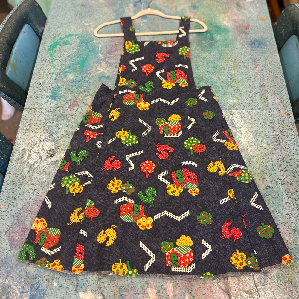 70s Barnyard Dress - Picture 3 of 15